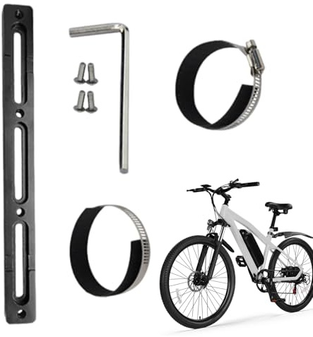 Luckxing Battery Mounting Bracket,Battery Bracket Mount - Adjustable Mounting Tray, Bicycle Position Cage Mount For