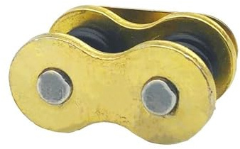 Motorradkette 428 520 525 530 Motorradkettenschnalle Ringglied Schweres Kettenverbindungsstück Hauptgelenkglied mit O-Ring-Kettenschloss(DID520HV)