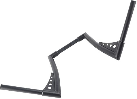 HUSHUI 14-Zoll-Rise Ape Hanger-Lenker, Hochwertiger Edelstahl, Bequeme Fahrhaltung für Vintage-Motorräder, Passend für FLST FXST XL