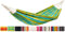 AMAZONAS Barbados - Klassische brasilianische XL Hängematte für 2 Personen | Handgefertigt, aus recycelten Materialien | Liegefläche 230x150cm | Belastbar bis 200 kg | Farbe: Lemon