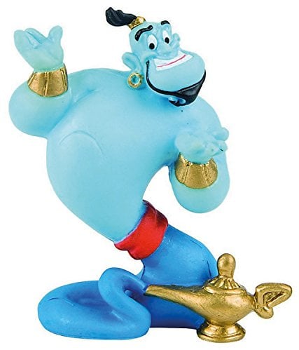 Bullyland 12472 - Spielfigur Flaschengeist Dschinni aus Walt Disney Aladdin, ca. 7,5 cm, detailgetreu, ideal als kleines Geschenk für Kinder ab 3 Jahren