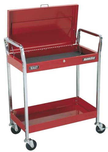 Sealey Cx104 Trolley 2-Level Heavy-Duty With Lockable Top