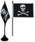 Flaggenfritze® Tischflagge Pirat 10x15 cm