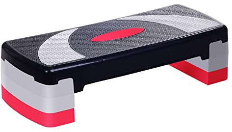 Step Fitness Aerobic-Stepper, höhenverstellbar, Oberfläche rutschfest, 78 x 29 x 20 cm NEUF32