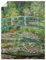 ARTLAND Wanddeko Poster & Kunstdrucke Wandposter 60x80 cm Teich Pflanzen Seerosen Japanische Brücke 1899 Impressionismus Claude Monet T7PQ