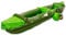 Andes Green Inflatable/Blow Up Two Person Kayak/Canoe With Paddle Water Sports