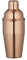 BarCraft Copper Effect Cocktail Shaker with Strainer in Gift Box, Copper Effect Stainless Steel, 500 ml