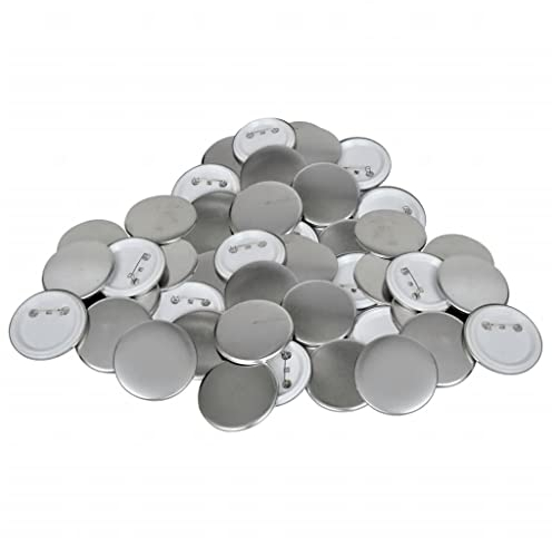 vidaXL 500x Buttonrohlinge 44mm Buttons Rohlinge Buttonmaschine Ansteckbuttons