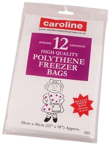 Caroline 12 Freezer Bags 12x18''