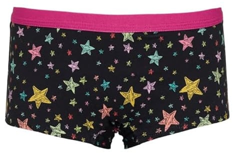 Dry & Cool Inkontinenz Unterhose Mädchen STARY NIGHT (75 ml), 170-176 cm | Wiederverwendbare Inkontinenzslip Kinder, Für leichte Tagesunfälle, Kein Windelersatz, Diskret wie normale Unterwäsche