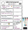 Libetui Magnetischer Wochenplaner, Magnettafel für Küche, Menüplaner, Weekly Menu Planer, nützliches Notizbrett für Einkaufsliste, 405 x 305 mm