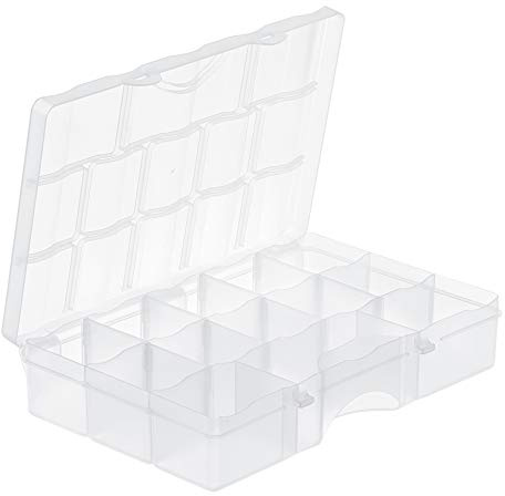 SmartStore Aufbewahrungsbox für kleine Objekte - Organizer Mittlere Größe - Ordnen und organisieren Sie Ihr Zuhause mit Stil und Funktionalität - Transparenter Kunststoff