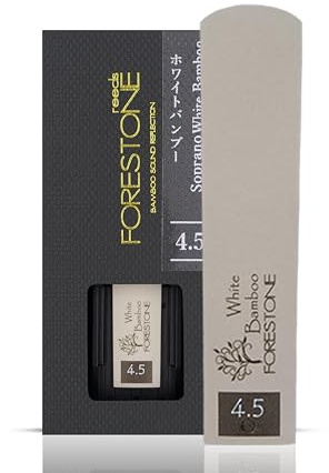 Forestone White Bamboo Reed for Soprano Saxophone | Forestone 4.5 White