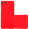 Cadorabo Hülle kompatibel mit Sony Xperia XZ Premium Schutzhülle TPU Silikon Case Frost Design Slim Kratzfest Weiche Gummi mit Rundumschutz Case Hülle für Sony Xperia XZ Premium in Rot