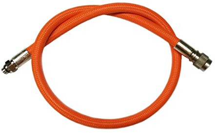 METALSUB BCD Flechtschlauch, Orange (25 cm (10 Zoll))