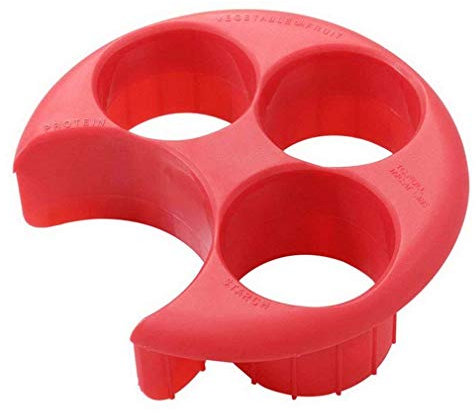 Ogquaton Distributeur de nourriture, assiette de mesure de repas Portion parfaite Régime de plaque de contrôle du poids minceur Gérer pour les aliments Robuste et rentable