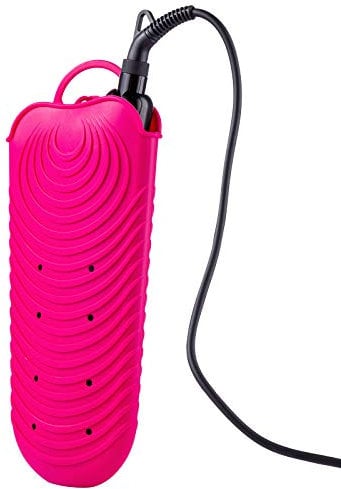 ZAXOP - Funda de silicona resistente al calor para plancha plana, rizador, herramientas de pelo caliente, Rosa caliente