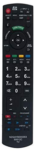 New N2QAYB000353 Replace Remote Control - VINABTY N2QAYB000353 50612C TV Remote Control Replacement for Panasonic TV N2QAYB 000353 N2QAYB000490 00724A N2QAYB000489 00611A Remote Controller