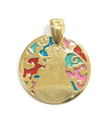Silbermedaille V.COVADONGA 25 mm Emaille CH®
