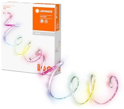 LEDVANCE Flex 5M RGB REM UK, Silikon, 3,6 W, Weiß