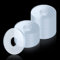 AIEX 30 Stück Transparente Unterlegscheiben Kunststoff für Schrauben PVC Ersatz Flache Unterlegscheiben für Türgriffe Badezimmer Handtuchhalter (18mm Außendurchmesser, 2mm Dicke)