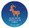 Mr. & Mrs. Panda Rund Magnet Sternzeichen Steinbock - Geschenk, Pinnwandmagnet, Ziege, Geburtstag Januar, Motivmagnete, Notiz Magnet,
