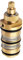 G1/2 Dreifachgriff Thermostat Messing Duscharmatur, Automatisches Regelventil, Mischbatterie 2/3/4/5 Wege Umsteller, Messingkartusche, Typ Mit Fester Halterung (Ventilkern)