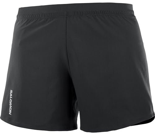 Salomon Damen Kreuz, 12,7 cm Shorts, Tiefschwarz, X-Groß