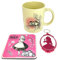 Pyramid International Juego de regalo de Alicia en el país de las maravillas con taza, posavasos y llavero en caja de regalo (diseño vintage) taza de cerámica de 325 ml – Producto oficial