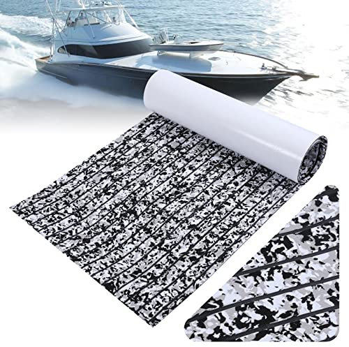 MIJOBS Eva Camouflage Synthetic Teak Marine, Decking per Barca, Pavimento Antiscivolo per Barca, Yacht, Camper, Kayak, Piscina Teak Sintetico Marino
