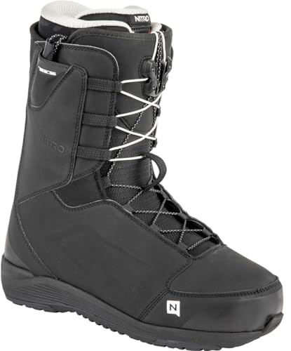 Nitro Herren Anthem TLS All Mountain Freeride Freestyle Schnellschnürsystem Boot Snowboardboot, Schwarz, MP 31.5 // EU 47 1/3 // US 13,5