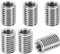 PATIKIL Rosca Adaptadores Manguito Reductora Tuerca, 6uds M14*2 Macho a M10*1.5 Hembra Reparación Inserto Tuerca Tornillo Reductor Conversión Inoxidable Acero Sujetador 20mm
