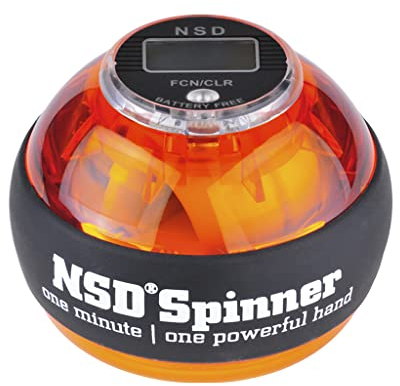 NSD Spinner Sound Pro - Professioneller Handtrainer mit Formel 1 Klangintensität und Leistungsmesser für Armstärke