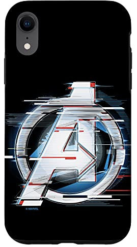 Marvel Avengers: Endgame Logo Silver Speed Case for iPhone XR