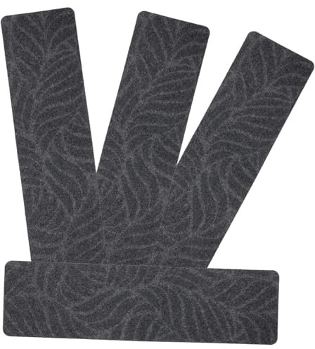 Veemoon 4 Stück Antirutschmatte für Treppen Treppenschutz teppich treppenstufen Teppiche für Kinder Aufkleber Treppenstufenteppich rutschfeste Teppichtreppenstufe Pedal