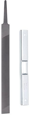 Lima per Affilare Motoseghe Majatou, Affilatrice per Motoseghe a Lima Piatta da 2 Pezzi per Affilare e Limare Motoseghe e Altre Lame