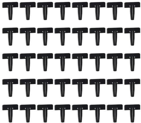 BENECREAT 40 Pcs Épingles de Plateau en Nid D'Abeille en Acrylique Goupilles de Plateau de Miettes de Gravure Laser 3x3.35cm Broches de Maintien pour Accessoires Compatibles