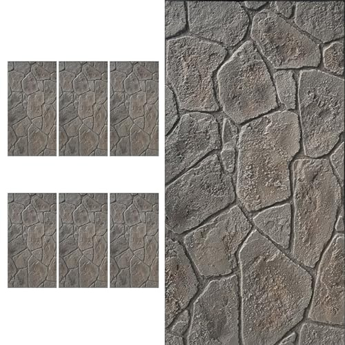 3D-Wandpaneele aus PU-Material – Innen- und Außenbereich, künstlicher PU-Stein, Wandpaneele für Veranda, Garage, dekorative Akzent-Wandverkleidung