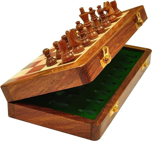 Royal Handicrafts Handgefertigtes Schachset aus Speckstein