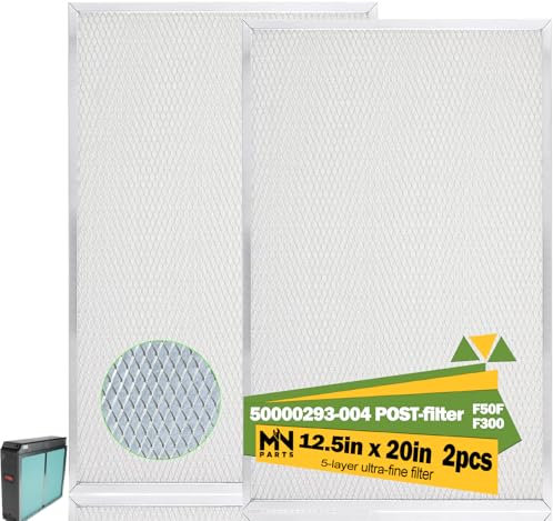 Aggiornato 50000293-004 Filtro post di ricambio per Honey in Well Cleaner F300 F50F 50,8 x 31,8 cm Filtro aria elettronico per F300E F300A F50F F58F 2 confezioni