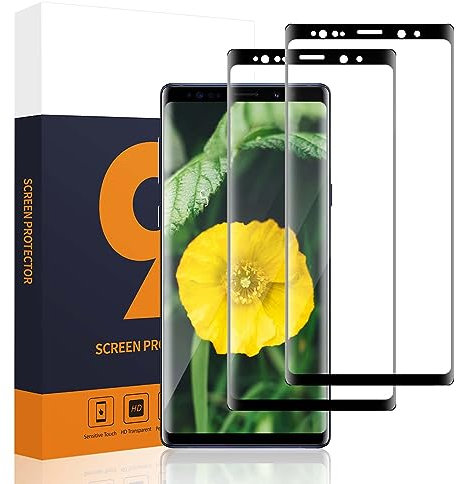 Carantee Schutzfolie für Panzerglas für Samsung Galaxy Note 8, 2 Stück Hohe Auflösung Folie, 3D Full Screen Samsung Note 8 Schutzglas, Frei von Staub, Sensitive Touch, Anti-Öl Note 8 Displayschutz