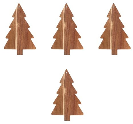 Housoutil Tagliere Per Albero Di Natale Tagliere Per Albero Di Natale Da 4 Pezzi Giapponese In Legno Decorazioni Natalizie Moderne Per Dessert Caramelle Sushi Formaggio Alla
