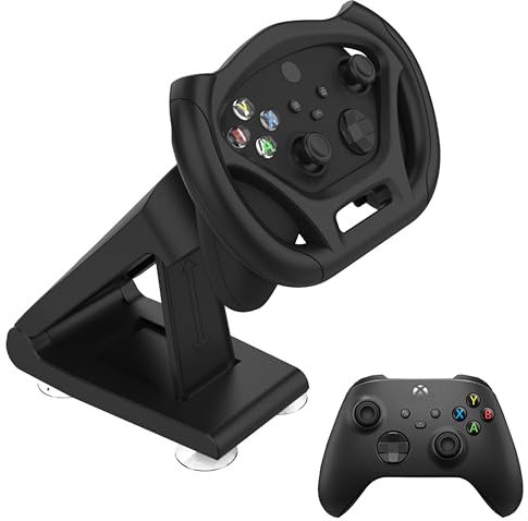 Joso Xbox Lenkrad, Driving Game Lenkrad Racing Controller Set Stand Halterung Halterung für Xbox Dualsense Controller mit 4 Tabelle Saugnapf Halterung ((Controller nicht enthalten)