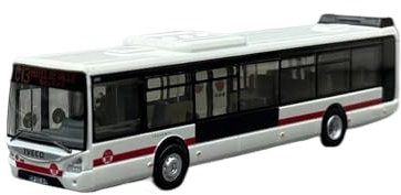 YRXIAO Modellbausatz Auto Maßstab 1:87 Für Iveco Bus Urbanway TCL C13 Stadtbusmodell Statische Anzeige Festliche Kollektion Sondereditionsmodelle Für Wohndekorationen