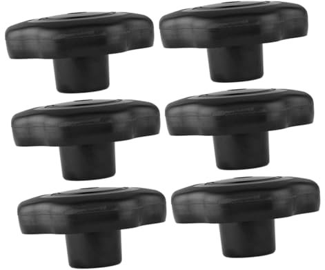 CONGARTENO 6 Pack Pressure Cooker Lid Knobs Universal Replacement Heatproof Bakelite Easy to Turn Essential Kitchen Accessory