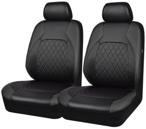 TVVXIO Auto Schonbezüge für Renault Kangoo II 2007-2021, Stoff Sitzbezüge Komplettset Autositzbezüge Atmungsaktiv rutschfest,A Black