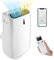 GOPLUS Climatiseur d’Air Mobile 14000BTU 4,1kW, Rafraîchisseur d’Air 5 en 1 Fonction Refroidissement, Chauffage, Déshumidification, Ventilation, Minuterie 24H, Contrôle Télécommande/Écran, 39㎡, R290