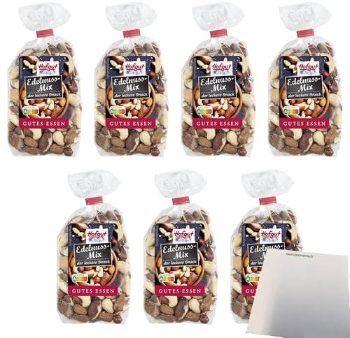 usy Bundle für Hofgut Edel-Nuss-Mix VPE (7x200g Beutel) + usy Block