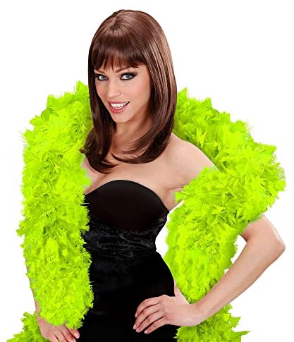 Widmann - Federboa, Länge circa 180 cm, 110 g, Feder-Schal, Accessoire, Kostüm, Karneval, Mottoparty, Halloween