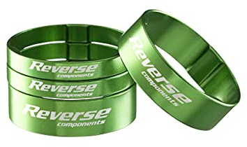 Reverse Gabelschaft Spacer Set Ultra- Light Alu 1 1/8 grün